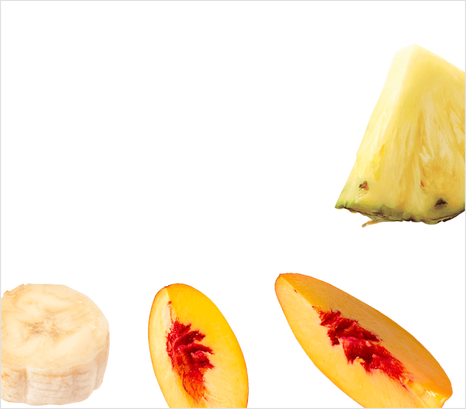 Papillas y bebidas Gerber® sólo contienen el azucar natural de la fruta y verdura